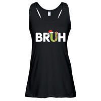 Bruh Christmas Teens Funny Christmas Ladies Essential Flowy Tank