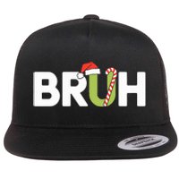 Bruh Christmas Teens Funny Christmas Flat Bill Trucker Hat