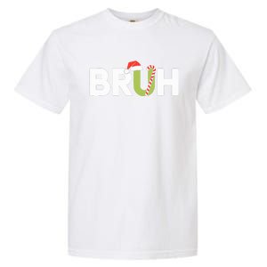 Bruh Christmas Teens Funny Christmas Garment-Dyed Heavyweight T-Shirt