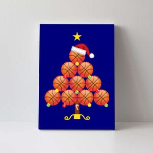 Basketball Christmas Tree Matching Family Group Holiday Gift Canvas