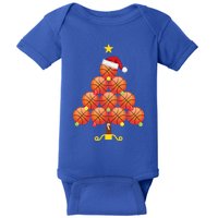 Basketball Christmas Tree Matching Family Group Holiday Gift Baby Bodysuit