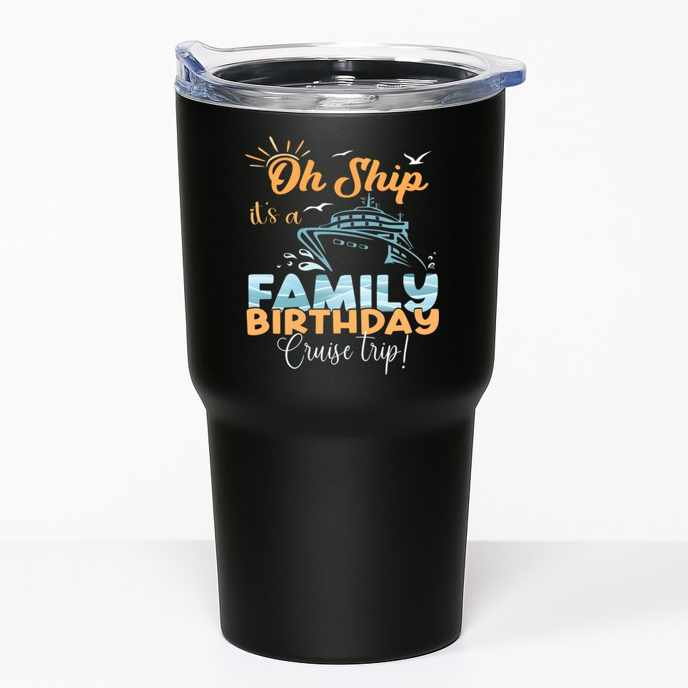 Birthday Cruise Trip Family Matching Family Tumbler