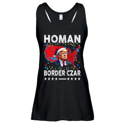 Border Czar Tom Homan Trump President Elect Maga Support Ladies Essential Flowy Tank