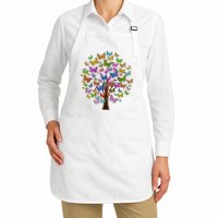 Butterfly Colorful Tree Apron