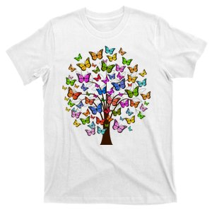 Butterfly Colorful Tree T-Shirt