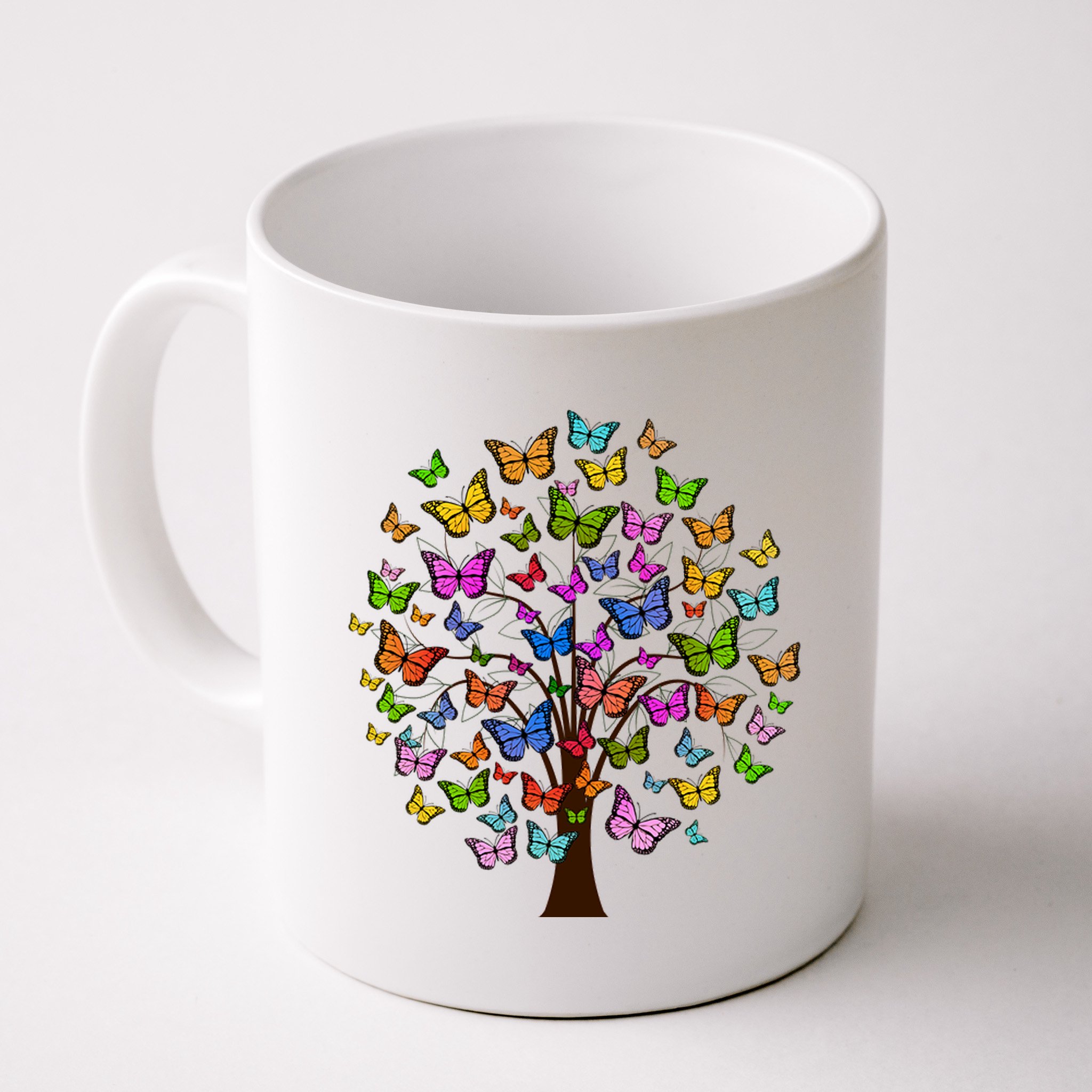 Butterfly Colorful Tree Mug