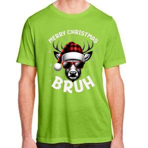 Bruh Christmas Teens Xmas Merry Christmas Reindeer Adult ChromaSoft Performance T-Shirt