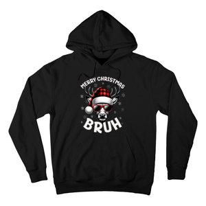 Bruh Christmas Teens Xmas Merry Christmas Reindeer Hoodie