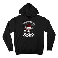 Bruh Christmas Teens Xmas Merry Christmas Reindeer Hoodie