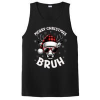 Bruh Christmas Teens Xmas Merry Christmas Reindeer PosiCharge Competitor Tank