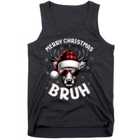 Bruh Christmas Teens Xmas Merry Christmas Reindeer Tank Top