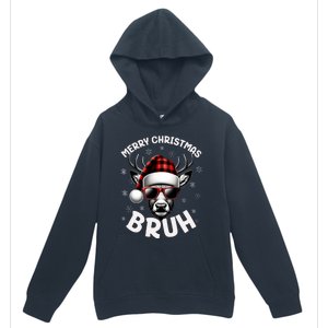 Bruh Christmas Teens Xmas Merry Christmas Reindeer Urban Pullover Hoodie