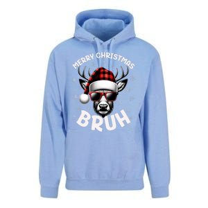 Bruh Christmas Teens Xmas Merry Christmas Reindeer Unisex Surf Hoodie