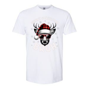 Bruh Christmas Teens Xmas Merry Christmas Reindeer Softstyle CVC T-Shirt