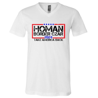 Border Czar Tom Homan Trump 47th President Elect V-Neck T-Shirt