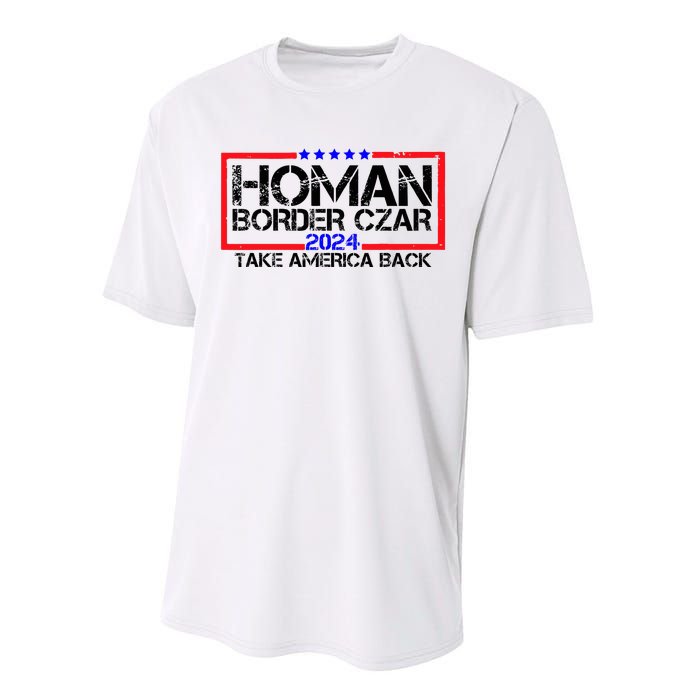 Border Czar Tom Homan Trump 47th President Elect Performance Sprint T-Shirt