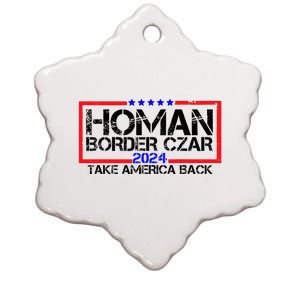 Border Czar Tom Homan Trump 47th President Elect Ceramic Star Ornament