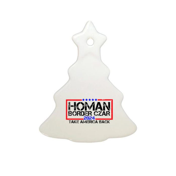 Border Czar Tom Homan Trump 47th President Elect Ceramic Tree Ornament