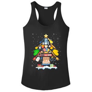 Baking Christmas Tree Pajama Merry Christmas Baker Xmas Ladies PosiCharge Competitor Racerback Tank