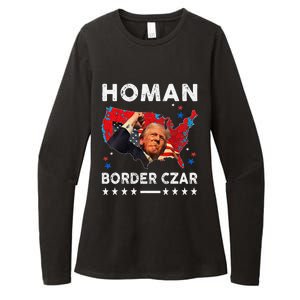 Border Czar Tom Homan Trump President Elect Maga Support Womens CVC Long Sleeve Shirt