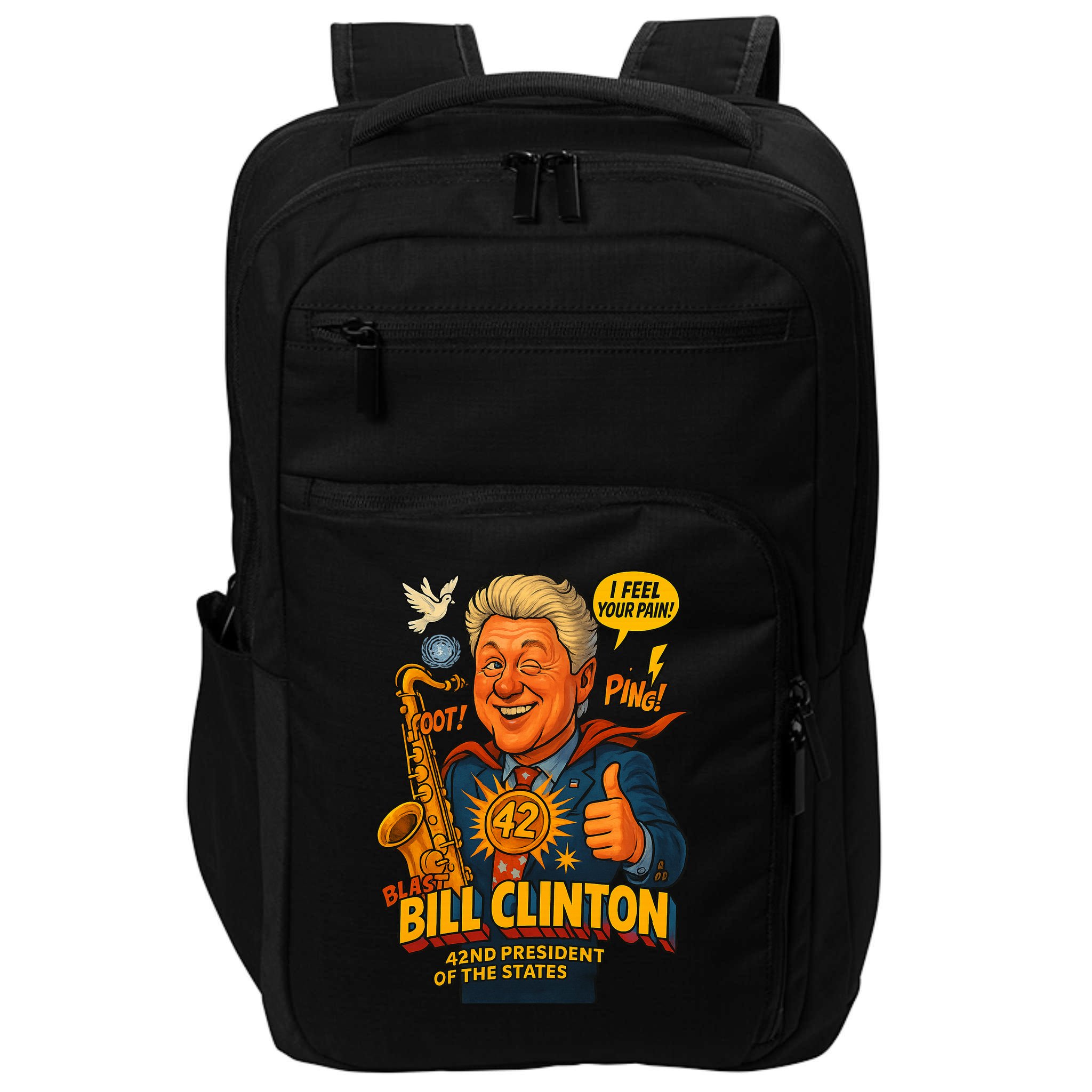 Bill Clinton The Presidential Chronicles Impact Tech Backpack