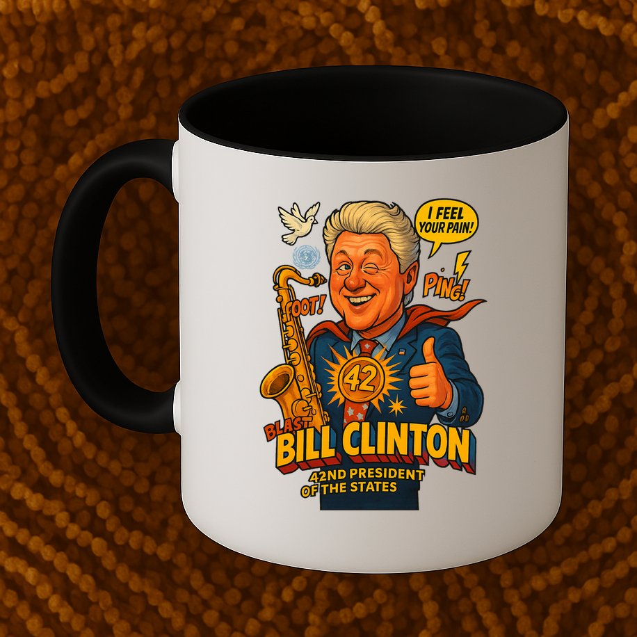 Bill Clinton The Presidential Chronicles Mug