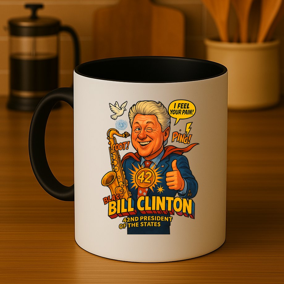 Bill Clinton The Presidential Chronicles Mug