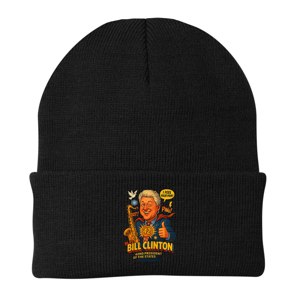 Bill Clinton The Presidential Chronicles Beanie