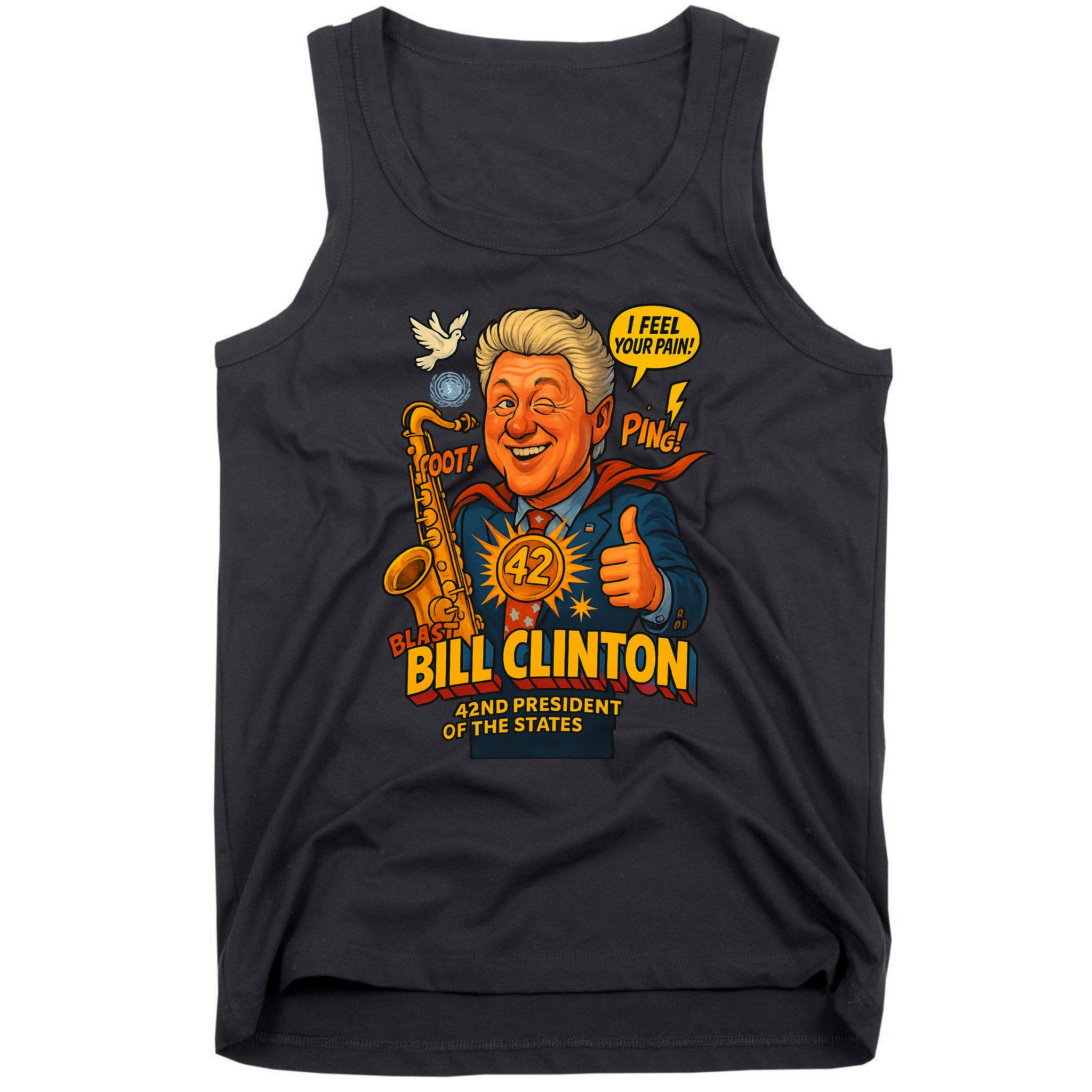 Bill Clinton The Presidential Chronicles Tank Top