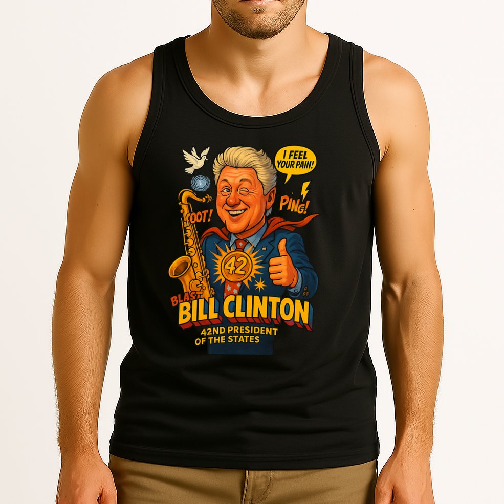 Bill Clinton The Presidential Chronicles Tank Top