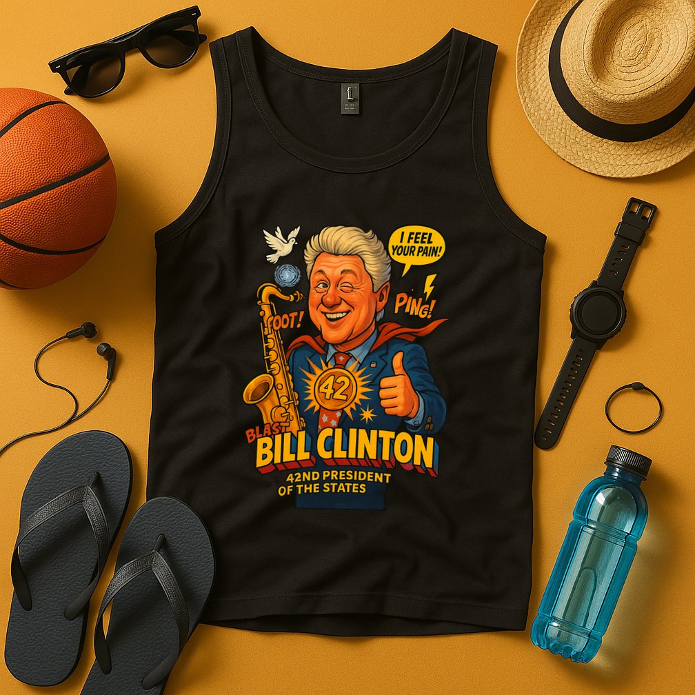 Bill Clinton The Presidential Chronicles Tank Top