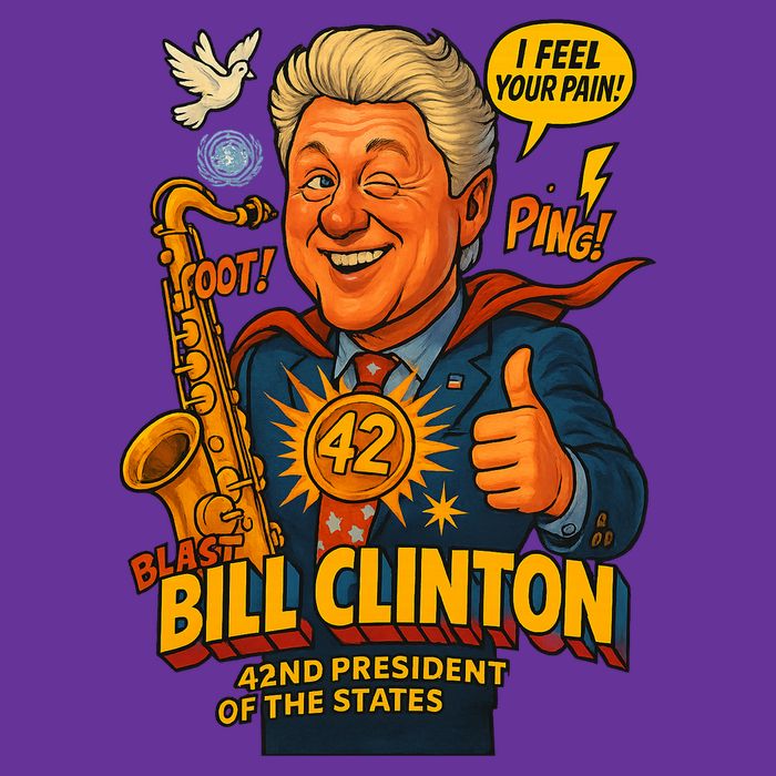 Bill Clinton The Presidential Chronicles Button