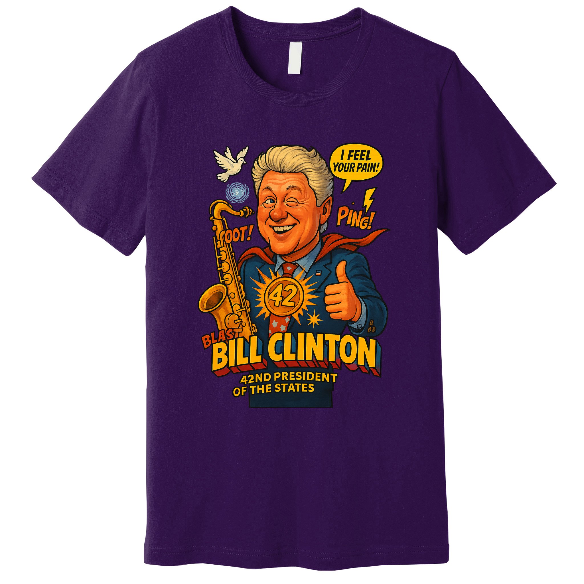 Bill Clinton The Presidential Chronicles Premium T-Shirt