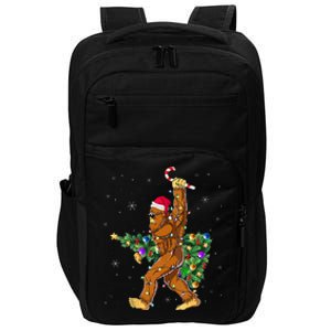 Bigfoot Christmas Tree Lights Xmas Lovers  Impact Tech Backpack