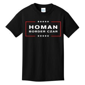 Border Czar Tom Homan Trump President Elect Maga Support Kids T-Shirt