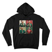 Boho Christmas Trump Happy Holidays Merry Vibes Hoodie