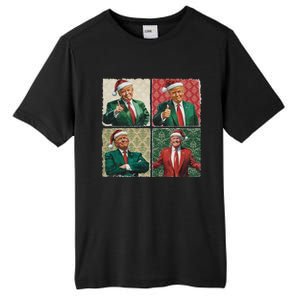 Boho Christmas Trump Happy Holidays Merry Vibes Tall Fusion ChromaSoft Performance T-Shirt