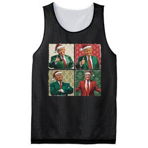 Boho Christmas Trump Happy Holidays Merry Vibes Mesh Reversible Basketball Jersey Tank