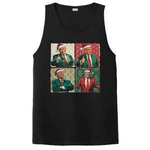 Boho Christmas Trump Happy Holidays Merry Vibes PosiCharge Competitor Tank