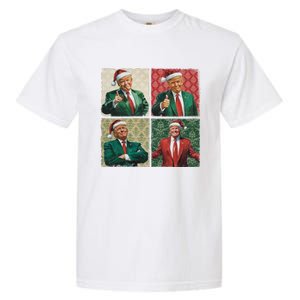 Boho Christmas Trump Happy Holidays Merry Vibes Garment-Dyed Heavyweight T-Shirt