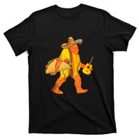 Bigfoot Carrying Taco Funny Cinco De Mayo Boys Men Sasquatch T-Shirt