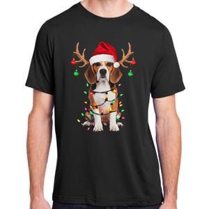 Beagle Christmas Tree Beagle Santa Hat Lover Gifts Adult ChromaSoft Performance T-Shirt