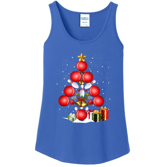 Bowling Christmas Tree Lights Gift Bowling Decorations Xmas Meaningful Gift Ladies Essential Tank