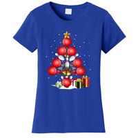 Bowling Christmas Tree Lights Gift Bowling Decorations Xmas Meaningful Gift Women's T-Shirt