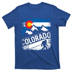 Bigfoot Colorado Trail Mountains Gift T-Shirt