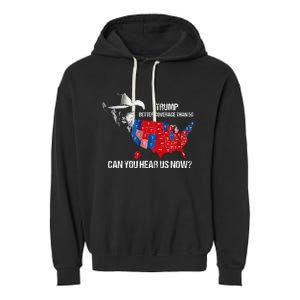 Better Coverage Than 5g Can You Hear Us Now Garment-Dyed Fleece Hoodie