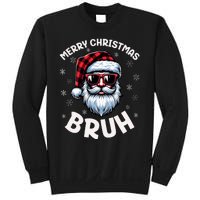 Bruh Christmas Teens Xmas Merry Christmas Santa Sweatshirt