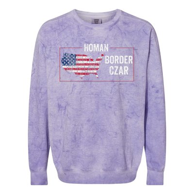 Border Czar Tom Homan Trump President Elect Maga Support Colorblast Crewneck Sweatshirt