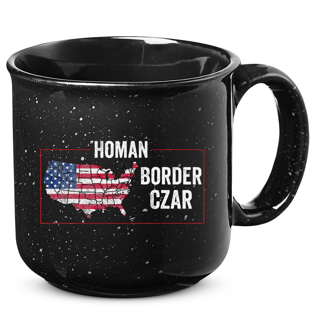 Border Czar Tom Homan Trump President Elect Maga Support 15oz Campfire Ceramic Mug