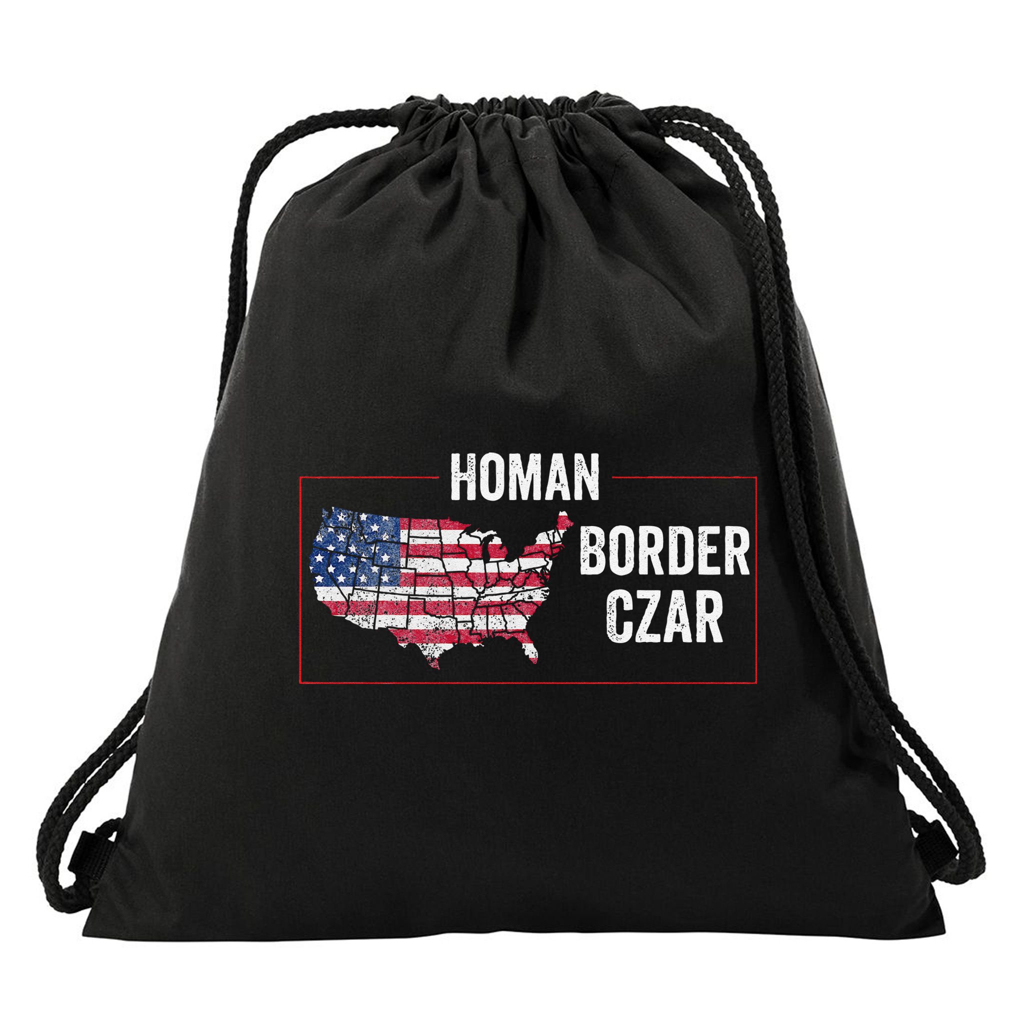 Border Czar Tom Homan Trump President Elect Maga Support Drawstring Bag